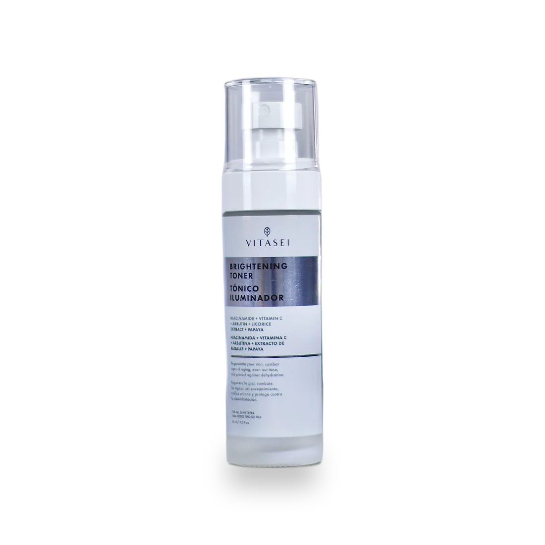 Tónico facial Iluminador con niacinamida, vitamina C y arbutina