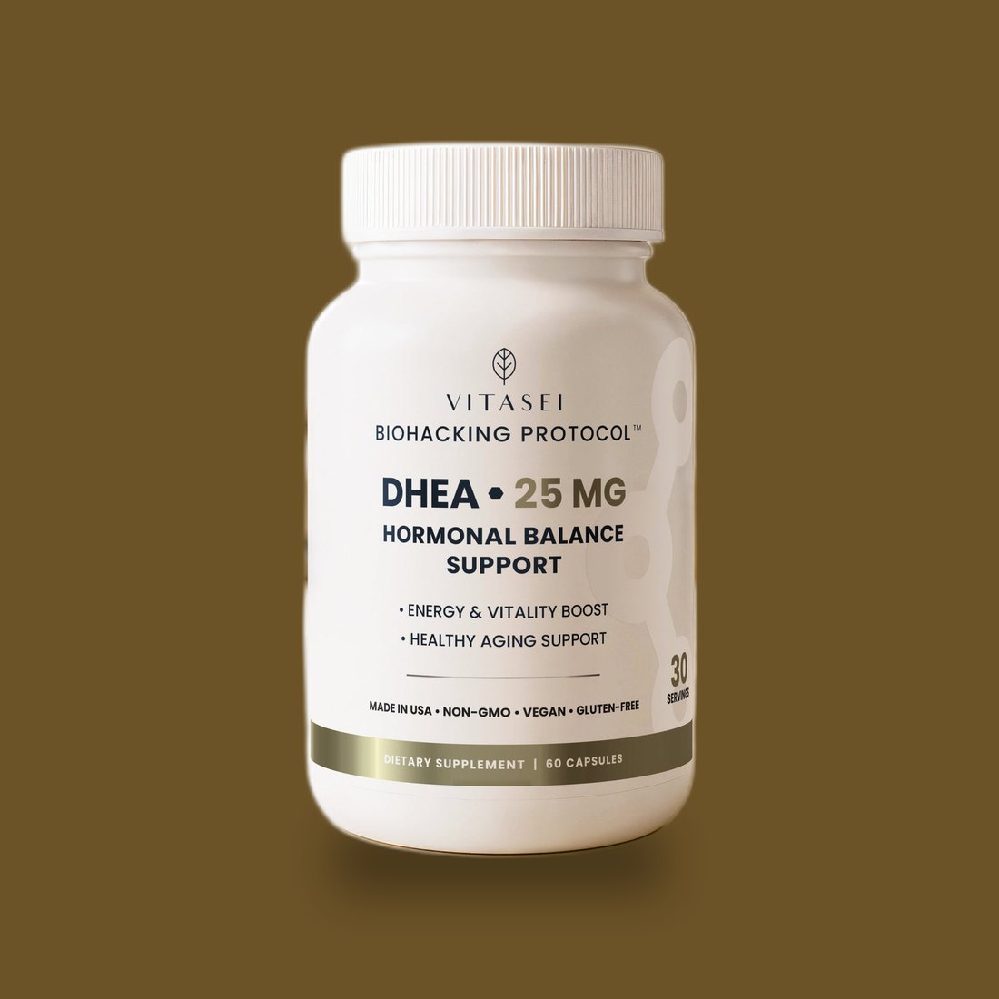 DHEA 25 mg – Hormonal Balance, Vitality & Healthy Aging Advanced Formula