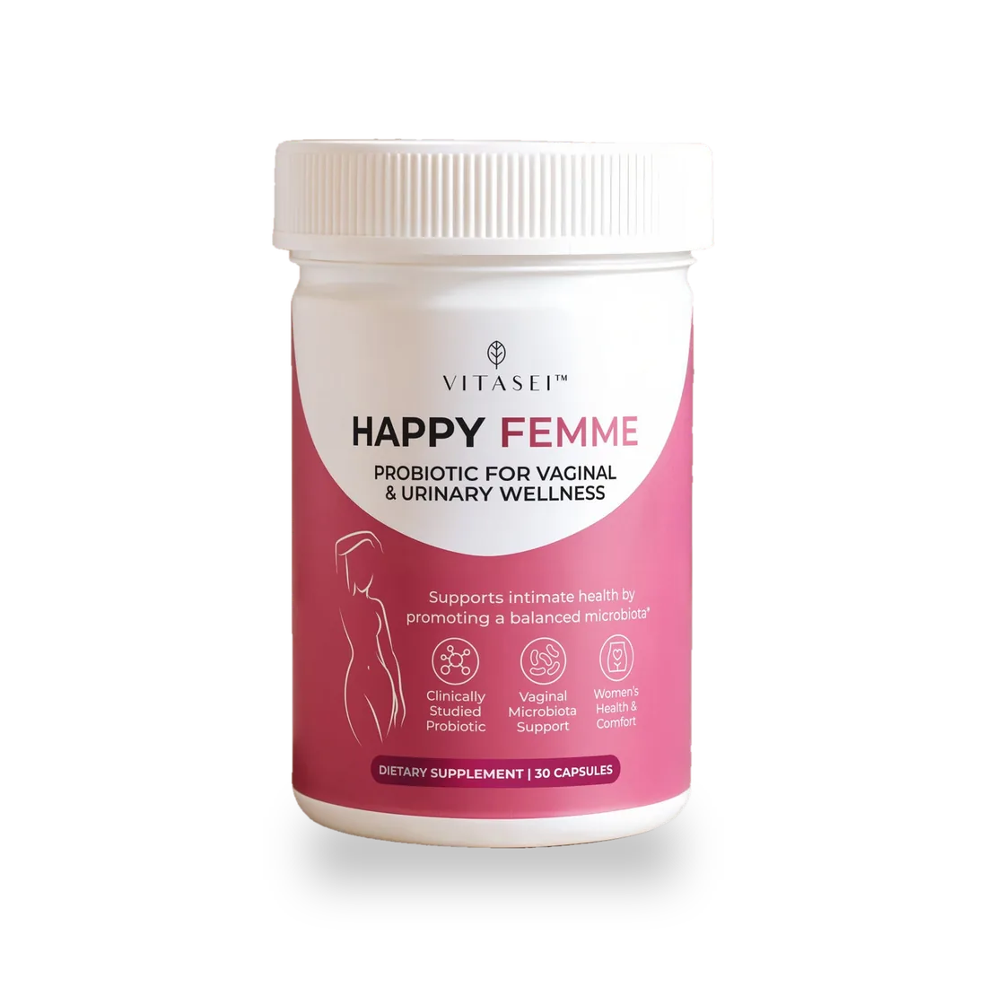Happy Femme – Intimate Health Probiotic for Vaginal Microbiome Balance